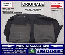 RIVESTIMENTO FODERA SCHIENALE SEDILE POSTERIORE n sdoppiato FIAT 500 SPORT