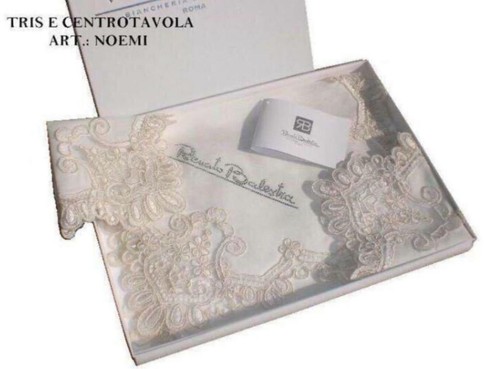 Tris centrini renato balestra - centrini,