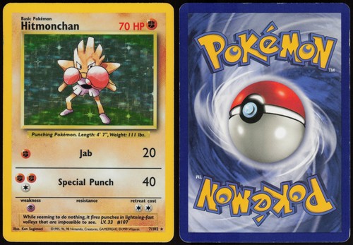 Hitmonchan 102 base - set, holo