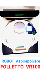 Aspirapolvere ROBOT FOLLETTO VR100 Vorwerk Spazzole BASE x Carica Batteria