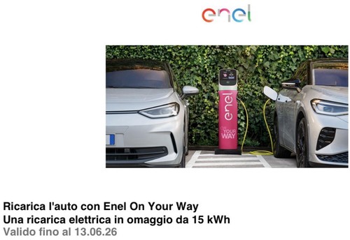 Coupon ricarica elettrica - ricarica,