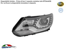 FANALE PROIETTORE SINISTRO ELETTRICO BIXENO LED AFS ADATTO A VW TIGUAN 06/2011->