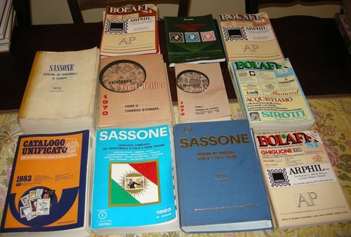 Stock cataloghi francobolli - stock,