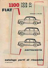 FIAT 1100 103 D-H   Catalogo parti di ricambio - Carrozzeria