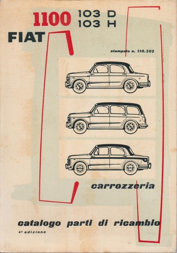 Fiat 1100 103 catalogo - d-h,
