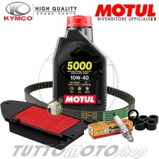 KIT TAGLIANDO OLIO CANDELA FILTRO RULLI CINGHIA KYMCO AGILITY 150 R16 2008 2009