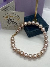 #93 Bracciale Perle 7,5mm con Chiusura Au750