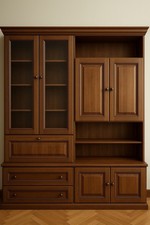 libreria legno massello