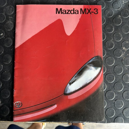 Depliant mazda in - depliant, mx-3