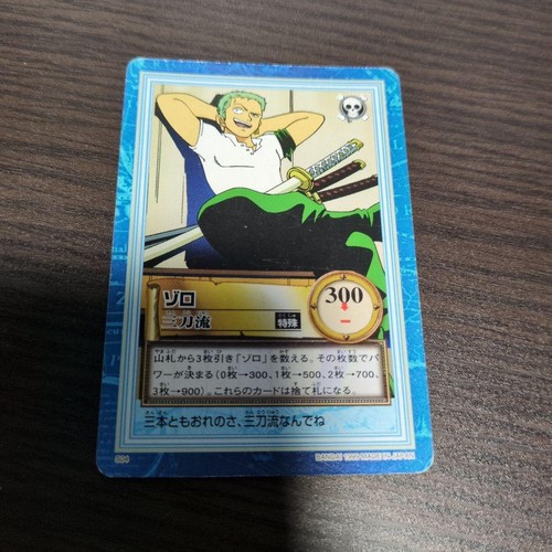 One piece carddass zoro tre - one,