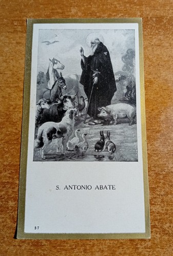 Santino holy card antonio - santino,