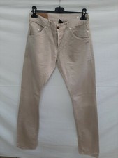 Dondup jeans uomo men beige tg 46 size 32 giubbotto estivo jacket pants homme