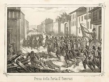 Stampa antica originale Presa