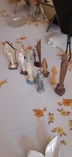 COLLEZIONE DI 10 STATUINE  MADONNINE IN legno e metallo e plastica VINTAGE vedi 