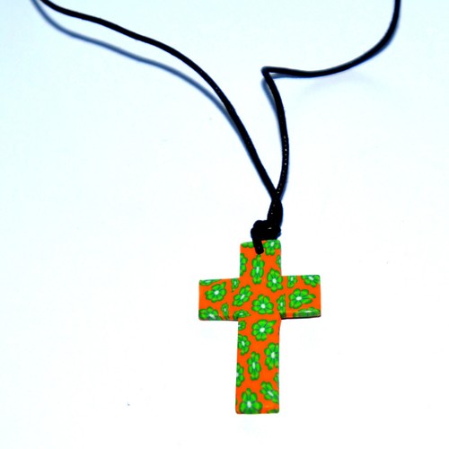 Collana con ciondolo - , croce