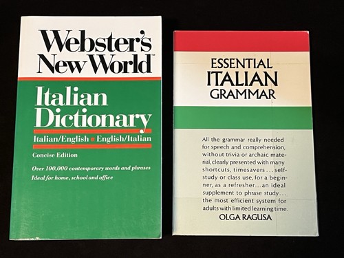 Webster new world italian - webster's, /
