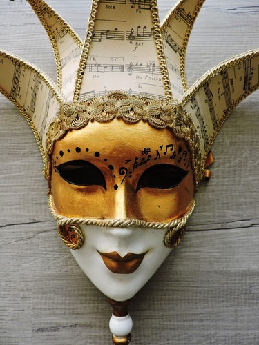 Maschera veneziana jolly - maschera,