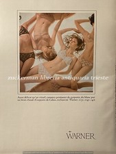 WARNER BIANCHERIA INTIMA PUBBLICITà ANNO 1971