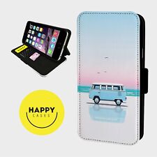 RETRO CAMPER VAN SEASCAPE -