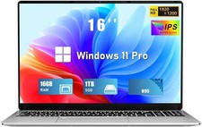 2025 Pc Portatile 16Pollici Celeron N95 Upto 3.4Ghz Notebook LPDDR4 16 GB RAM 1 