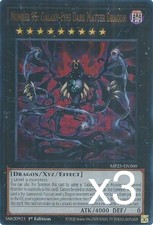 3X Yugioh Numero 95: Drago