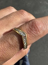 Veretta In Oro 18 Kt Brillanti 0,50  Punti di Carato