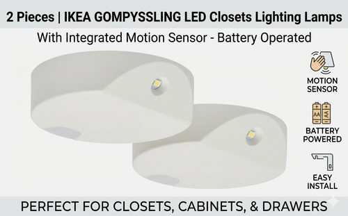 Ikea gompyssling lampade - 2x,