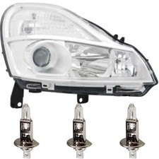 Faro Destro Per Renault Modus 01.08-> H1/H1/H1 Con Luce Di Curva