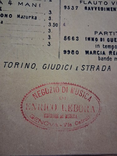 Spartiti vecchi enrico rebora - vecchi,