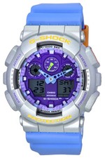 Casio G-SHOCK Analog-Digital Sveglia Timer GA-100EU-8A2 Orologio da Uomo