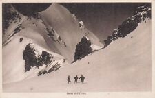 A2294) CARTOLINA PASSO DELL'ORTLER ANIMATA SCALATORI BOLZANO