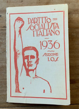 TESSERA-PARTITO SOCIALISTA