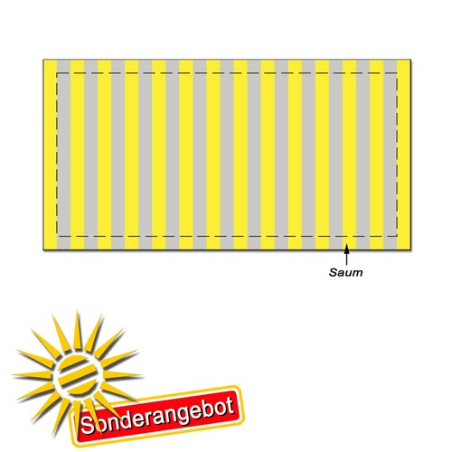 Tenda sole crema - tenda, giallo