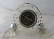 orologio da tavolo vintage COSTRUITO CON OROLOGIO A CARICA PER 5 GG. DA CARRO