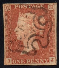 REGNO UNITO UK GRAN BRETAGNA 1841 - Usato 1 penny rosso  #S#GBV