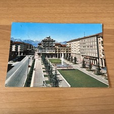 CARTOLINA COLORI VINTAGE COLLEZIONE PIEMONTE TURISTICO CUNEO PIAZZA EUROPA