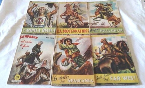 Lotto volumi emilio salgari - lotto,