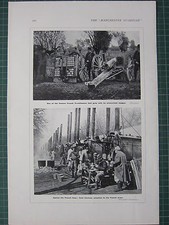 1915 WWI WW1 Stampa ~ Carri