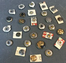 Misto Di 28 Bottoni A Pressione Vintage Merceria