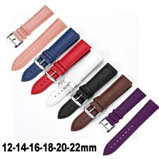 Cinturino orologio pelle bianco rosa rosso blu per Fossil DW 12-14-16-18-20-22mm