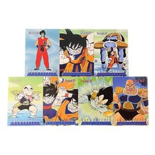 Carte Dragon Ball Z Saga Freezer 7x originali 1989 DBZ infanzia anni 80 cards
