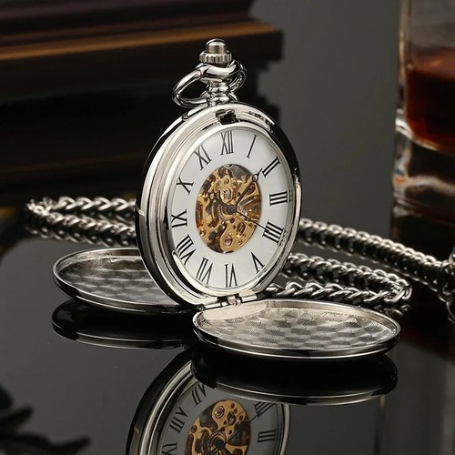 Orologio tasca scheletro - da,