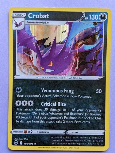 Crobat 105 195 silver - lp,