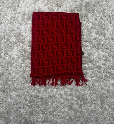 Sciarpa monogramma rossa - , fendi