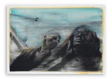 Pierantonio Tanzola - 1996 - tecnica mista su cartoncino 70x100 cm firma, data