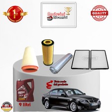 KIT TAGLIANDO FILTRI + OLIO BMW SERIE 5 525d E60 130KW 177CV DAL 2004 -> 2007
