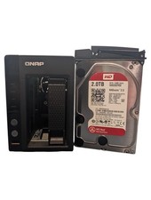 Qnap Ts-221 Nas 2 Bay + Wd Red