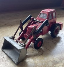 Trattore caricatore Meccano Dinky Toys 437 rosso Muir Hill 2 WL vintage England