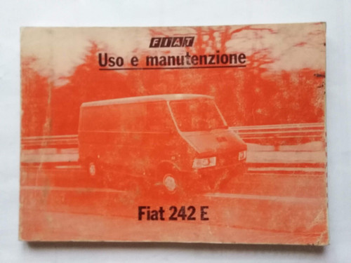 Fiat 242 libretto uso - e,