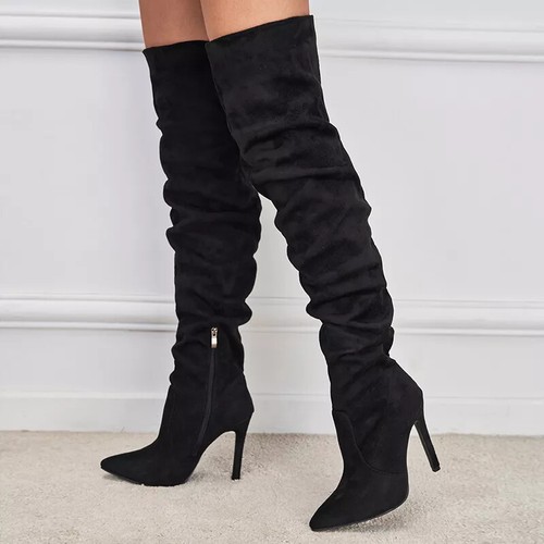 Stivali scarpe donna ginocchio - stivali,